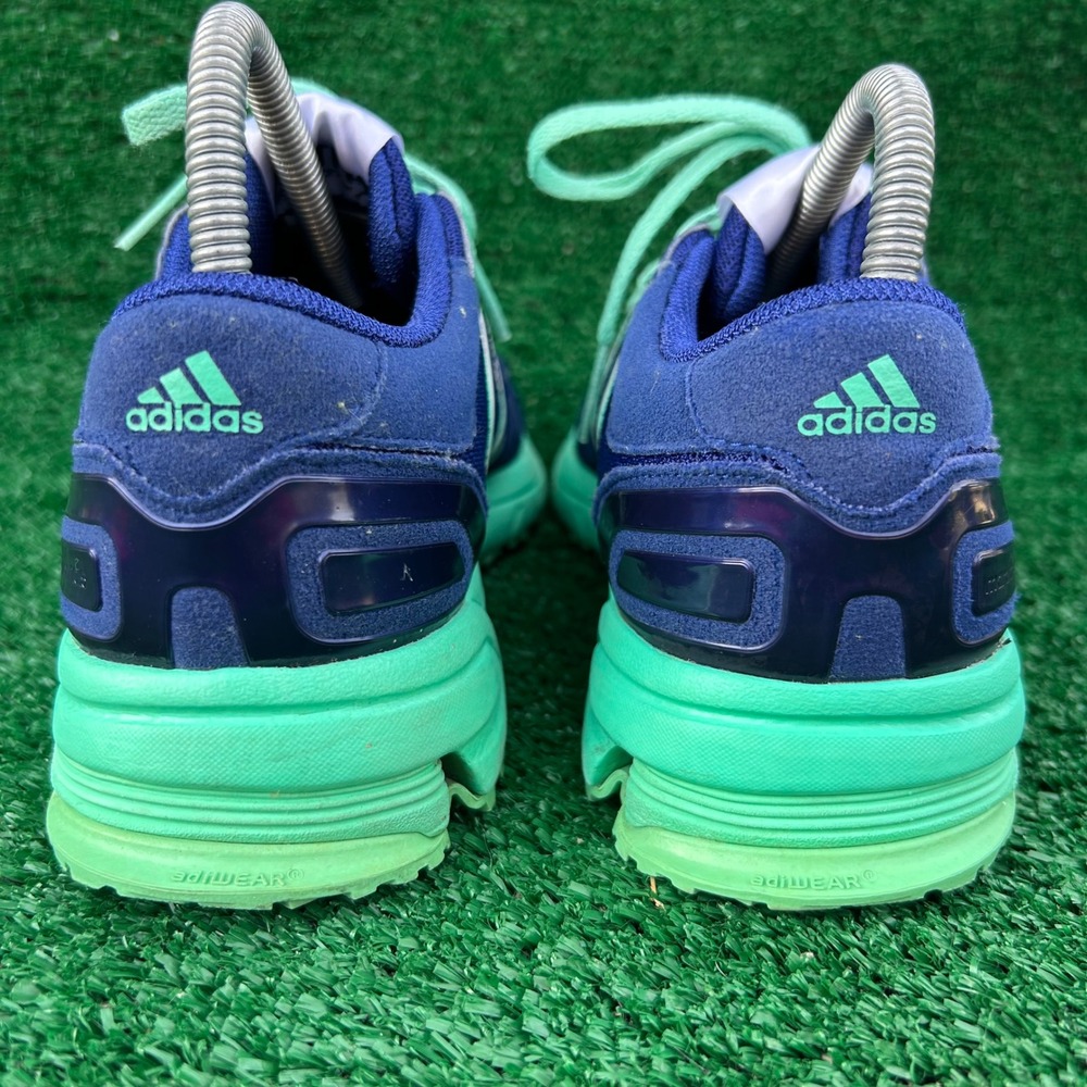 Adidas Aktiv Against Cancer Womens Running Shoes Navy Mint Green G97610 Size 7‎ - Picture 4 of 7